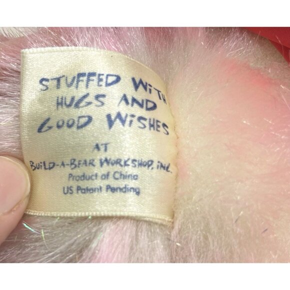 Hopeful Wishes Teddy Build a Bear Breast Cancer Retired with Pink Pin 1997 - Picture 12 of 13